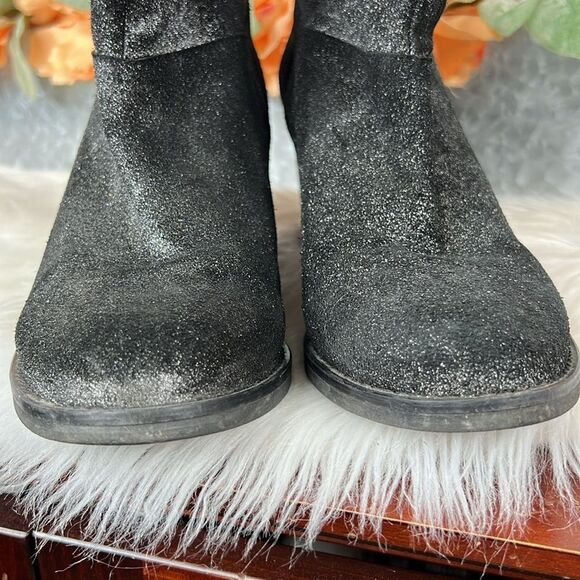 KG by Kurt Geiger Suzie Pewter Silver Metallic Suede Ankle Boots Size - Picture 4 of 13